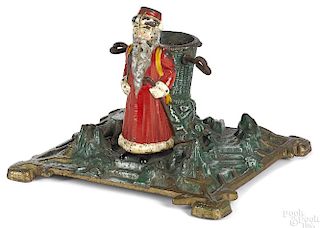 German painted cast iron Christmas tree stand