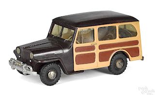 Al-toy cast Willys Overland Jeep station wagon