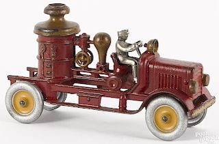 Hubley cast iron fire pumper
