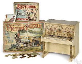Bliss paper lithographed piano