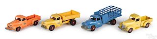 Four Product Miniatures International trucks