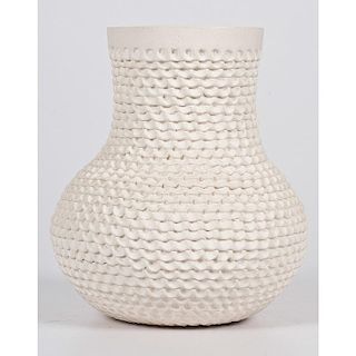 Stella Shutiva (Acoma, 1939-1997) Corrugated Pottery Jar