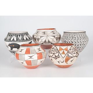 Collection of Acoma Pottery