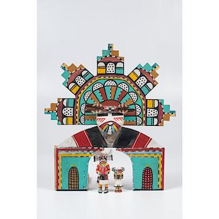 Hopi Dance Tableta PLUS Route 66 Katsina Dolls, From the Collection of Ronald Bainbridge, MI