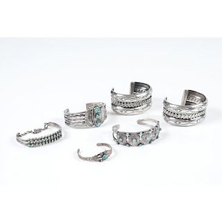 Southwestern Silver Cuff Bracelets