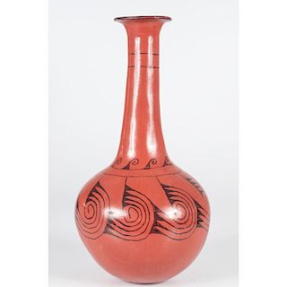 Barbara Johnson (Maricopa, 1925-2004) Monumental Pottery Vase, From the Collection of Ronald Bainbridge, MI