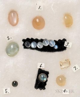 Nine Boxes of Unmounted Specimen Stones