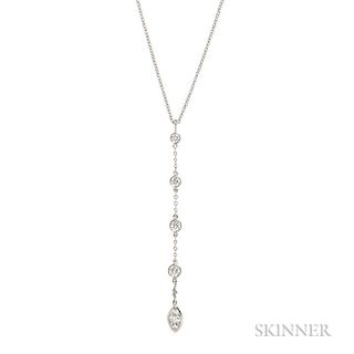 Platinum and Diamond "Swing" Pendant, Tiffany & Co.