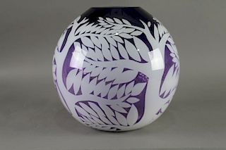 Duncan McClellan Art Glass Vase
