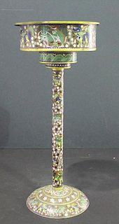 Chinese Cloisonne Plant Stand