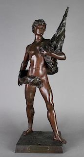 Emile Laporte, 1858-1907, French Bronze