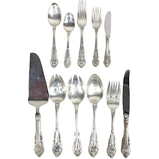 SIR CHRISTOPHER' WALLACE STERLING FLATWARE SET