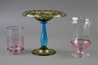 Steuben Glass Group of Three Pieces