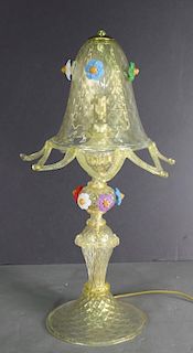 Murano Italian Glass Lamp