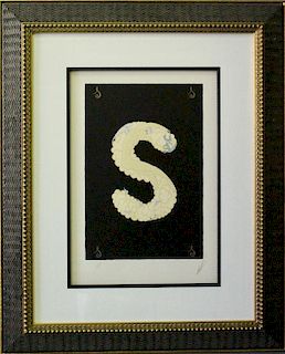 Erte, "S", Serigraph