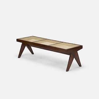 Pierre Jeanneret, bench from the M.L.A Flats building, Chandigarh