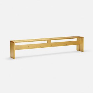 Charlotte Perriand, bench from Les Arcs, Savoie