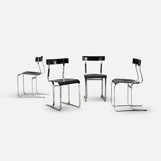 Marcel Breuer, chairs model WB301, set of four