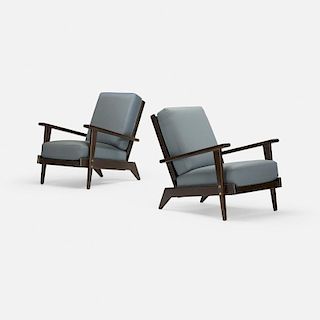 Rene Gabriel, lounge chairs, pair