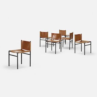 Paolo Tilche, Rea dining chairs, set of six