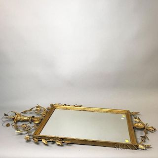 Pair of Neoclassical Carved and Gilt Mirrors