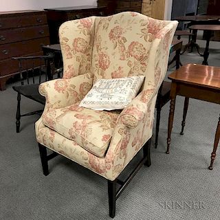 Federal Upholstered Mahogany Easy Chair
