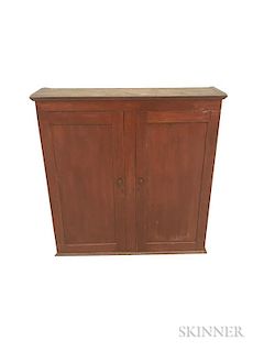 Red-stained Cherry Cupboard