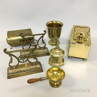 Seven Brass Items