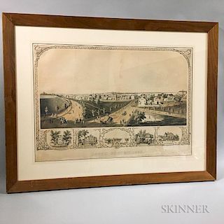 Framed Lithograph of South Boston