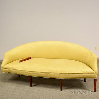 Federal Inlaid and Upholstered Mahogany Sofa