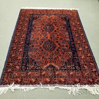 Possibly Southwest Persian Rug with Turkoman Colors and Persian Design
