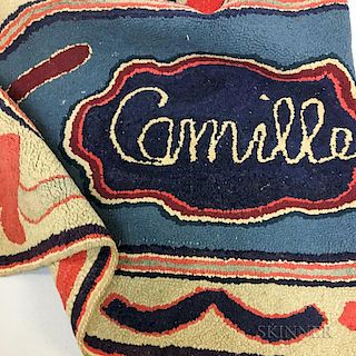 "Camille" Hooked Rug