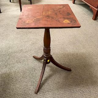 Federal Painted Maple Candlestand