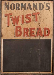Norman's Twist Bread Display Board
