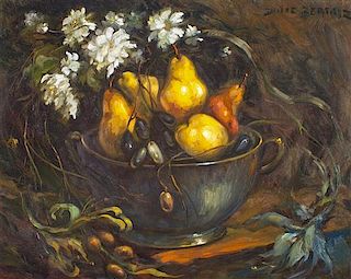 Dulce de Beatriz, (Spanish, b. 1931), Pears and Daisies
