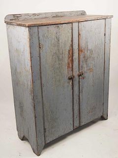 Blue Painted Cabinet