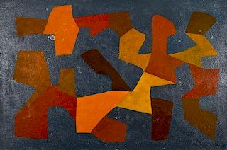 W. Glen Davis, (American, 20th century), Untitled Abstract, 1984