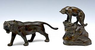 Grouping of two bronzes.