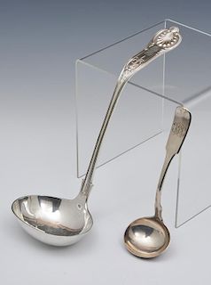Grouping of two Tiffany & Co sterling silver ladles