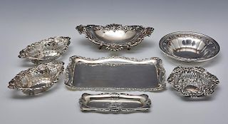 Grouping of seven sterling items