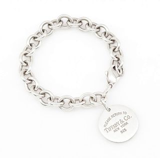 "Return to Tiffany and Co." sterling silver bracelet