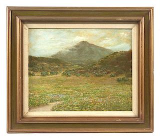 Gale Younger Painting, Marin County Hills