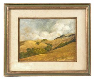 Marty Kent Jones Painting, Marin County Hills
