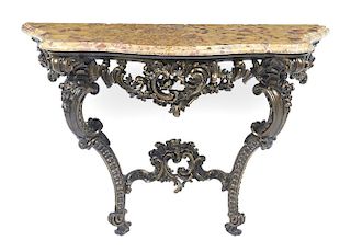 18th/19th c French marble topped console