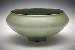 Chinese Longquan Celadon Lotus Bowl