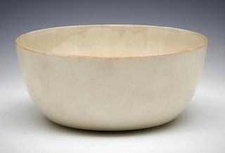Chinese Large Carved Ding Lotus Bowl