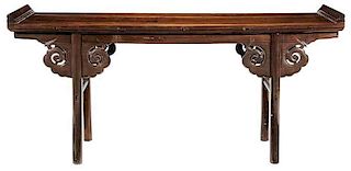 Fine Chinese Carved Hardwood Altar Table
