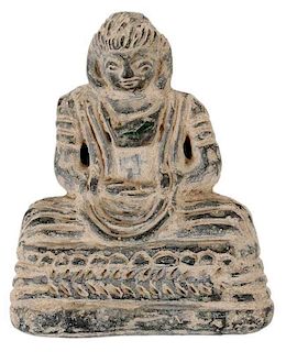 Carved Stone Afghanistan Buddha