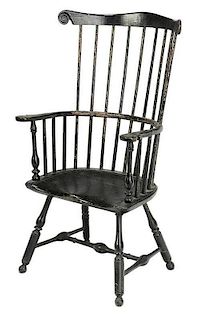 Pennsylvania Comb-Back Windsor Arm Chair