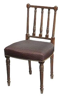 Philadelphia Carved Mahogany Side Chair
